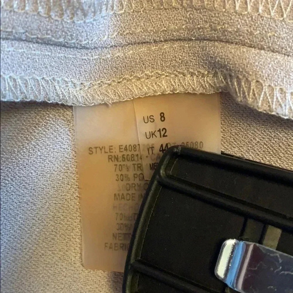 Elie Tahari Dress Pant Slim Crepe Ankle Pant - Picture 7 of 8